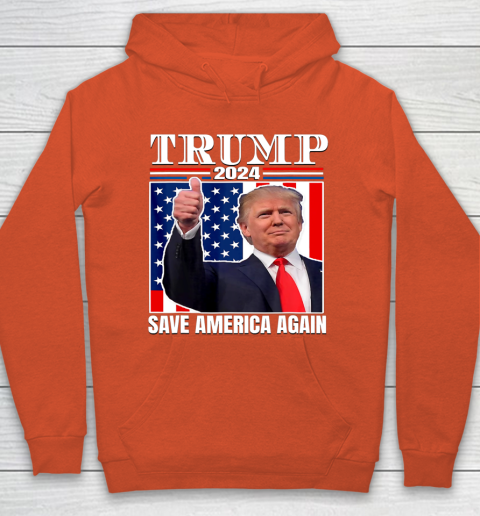Trump 2024 Shirt Save America Again Shirt Donald Trump Hoodie 3