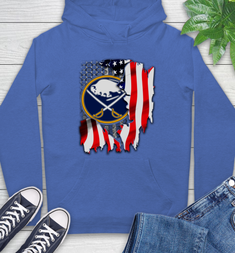 Buffalo Sabres NHL Hockey American Flag Hoodie 9