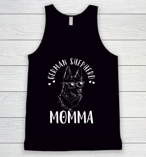 Dog Mom Shirt German Shepherd Momma Dog Mom Mama Gift Tank Top