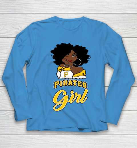 Pittsburgh Piratess Girl MLB Youth Long Sleeve 7