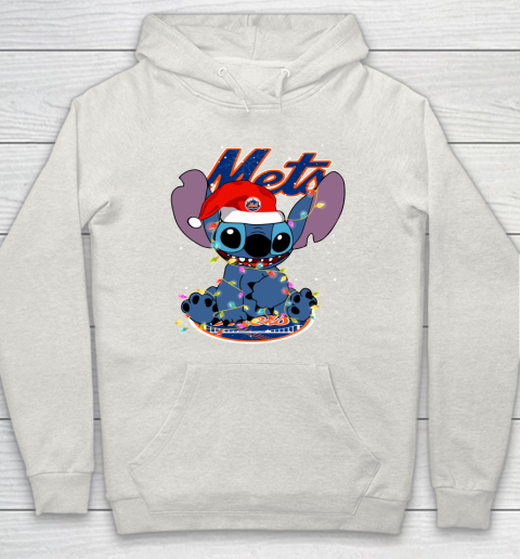 New York Mets MLB noel stitch Baseball Christmas Hoodie 8