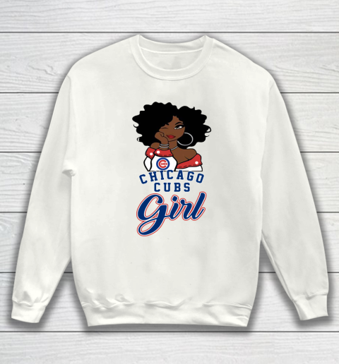 Chicago Cubs Girl MLB Sweatshirt 2