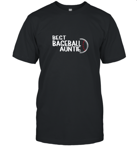 Womens Best Baseball Auntie Unisex Jersey Tee