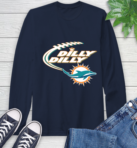 NFL Miami Dolphins Dilly Dilly Football Sports Long Sleeve T-Shirt 4