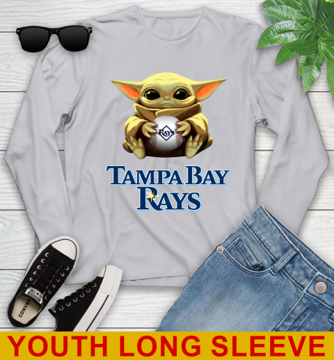 MLB Baseball Tampa Bay Rays Star Wars Baby Yoda Shirt 127