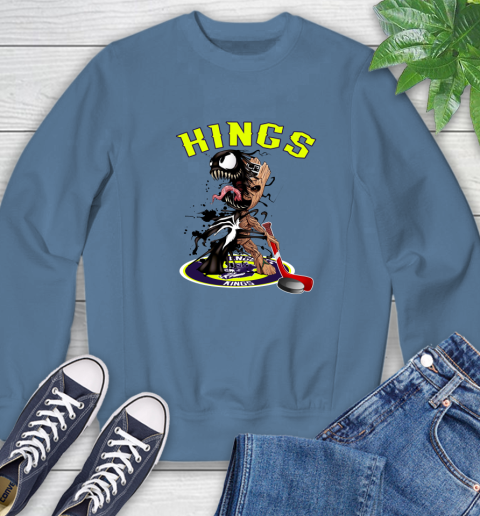 NHL Los Angeles Kings Hockey Venom Groot Guardians Of The Galaxy Sweatshirt 7