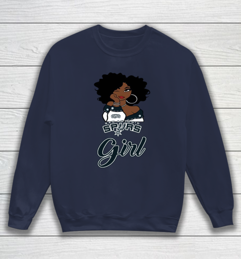 San Antonio Spurs Girl NBA Sweatshirt 3