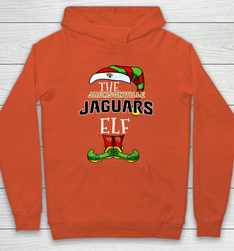 Jacksonville Jaguars Christmas ELF Funny NFL Hoodie 3