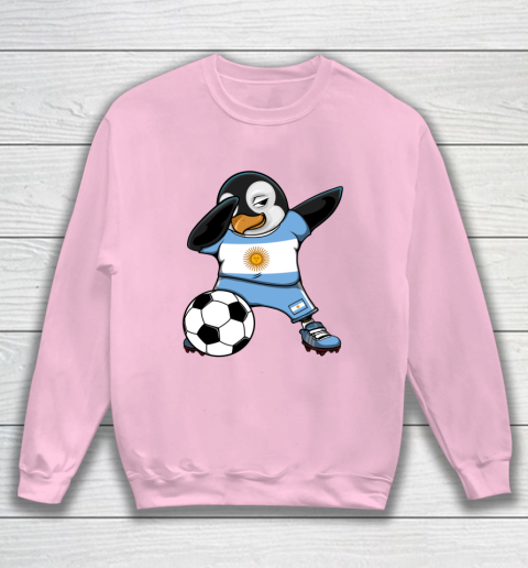 Dabbing Penguin Argentina Soccer Fans Jersey Football Lovers Sweatshirt 5