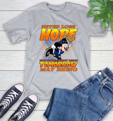 St.Louis Blues NHL Hockey ootball Mickey Disney Never Lose Hope T-Shirt 6