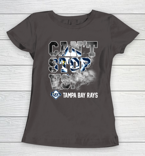 MLB Tampa Bay Rays Baseball Can't Stop Vs Rays Women's T-Shirt 7