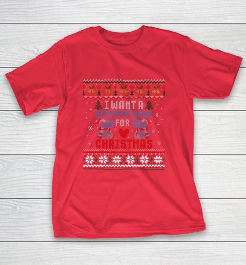 I Want A Hippopotamus For Christmas Ugly Xmas T-Shirt 9