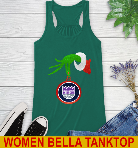 Sacramento Kings Grinch Merry Christmas NBA Basketball Racerback Tank 7