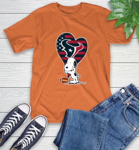 Houston Texans NFL Football The Peanuts Movie Adorable Snoopy T-Shirt 5