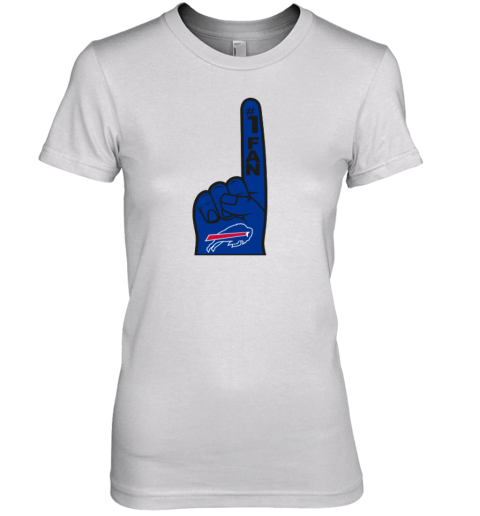 Buffalo Bills Number 1 Fan Premium Women's T-Shirt