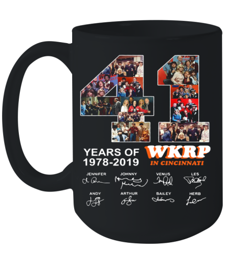 41 Years Of Wkrp In Cincinnati Signature Ceramic Mug 15oz