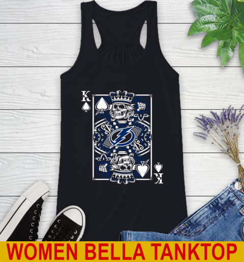Tampa Bay Lightning NHL Hockey The King Of Spades Death Cards Shirt Racerback Tank 8