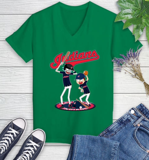 MLB Cleveland Indians Rick And Morty Baseball 81