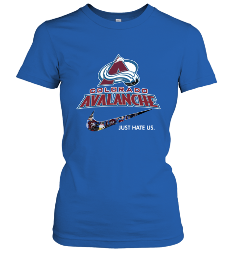 NHL Team Colorado Avalanche x Nike Just Hate Us Hockey Women's T-Shirt