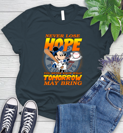 Toronto Blue Jays MLB Baseball Mickey Disney Never Lose Hope Women's T-Shirt 11