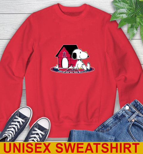 MLB Baseball Los Angeles Angels Snoopy The Peanuts Movie Shirt Sweatshirt 10