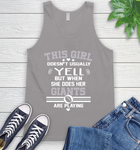 New York Giants NFL Football I Yell When My Team Is Playing Tank Top 3
