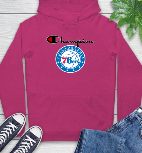 NBA Basketball Philadelphia 76ers Champion Shirt Hoodie 7