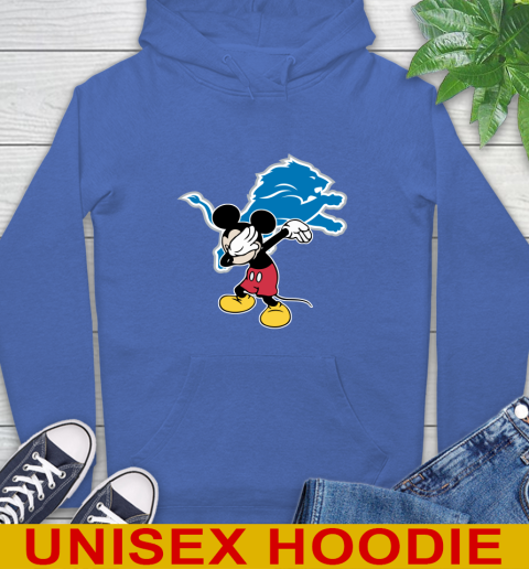 Detroit Lions NFL Football Dabbing Mickey Disney Sports Hoodie 9