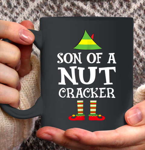 Son Of A Nutcracker Funny Christmas Elf Ceramic Mug 11oz