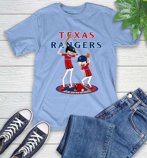 MLB Texas Rangers Rick And Morty Baseball 11