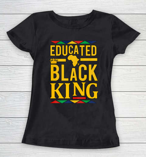 Educated Black KING Shirt African DNA Pride Women's T-Shirt