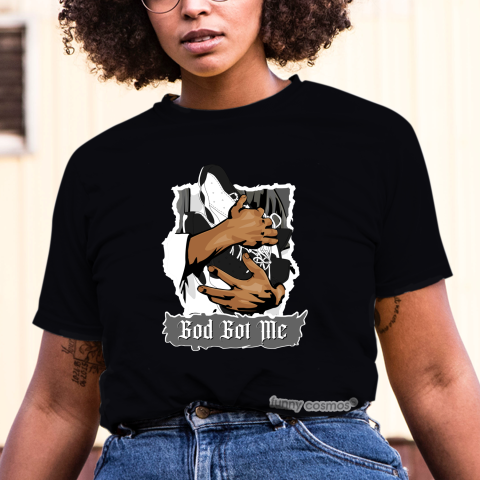 Air Jordan 13 Reverse He Got Game Matching Sneaker Tshirt God Got Me Black and White Jordan Shirt