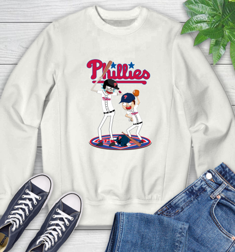 MLB Philadelphia Phillies Rick And Morty Baseball 25