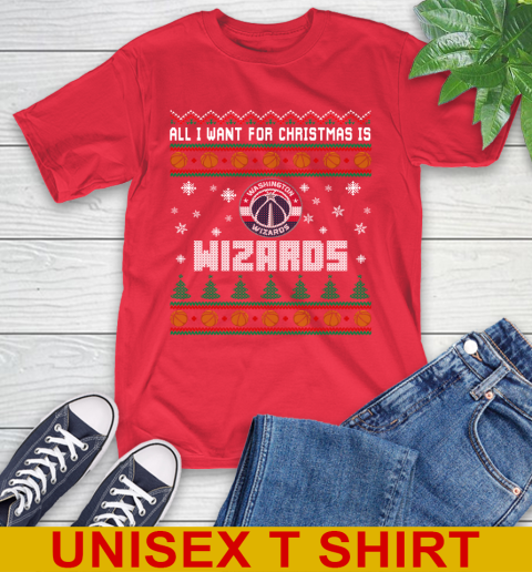 NBA Basketball All I Want For Christmas Is Washington Wizards 12