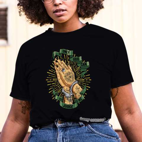 Air Jordan 5 Oregon Matching Sneaker Tshirt Only God Can Judge Me Green and Black Jordan Tshirt