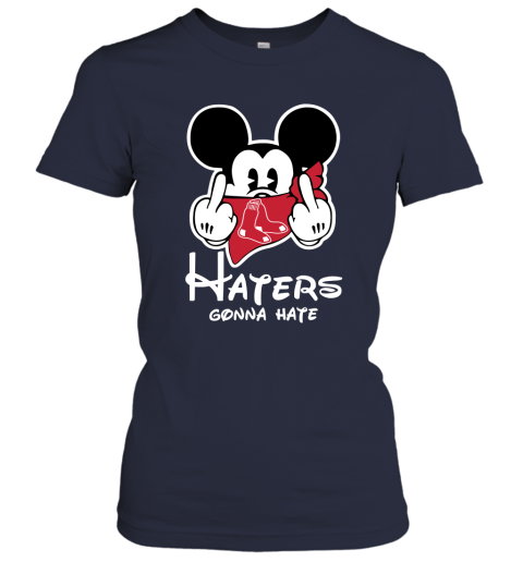MLB Boston Red Sox Haters Gonna Hate Mickey Mouse Disney Baseball