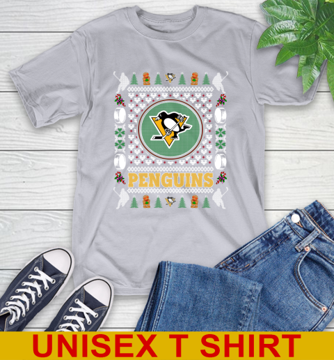 Pittsburgh Penguins Merry Christmas NHL Hockey Loyal Fan T-Shirt 5