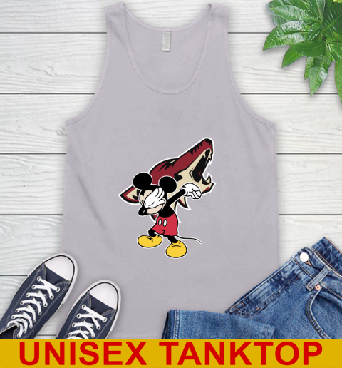 Arizona Coyotes NHL Hockey Dabbing Mickey Disney Sports Tank Top 4