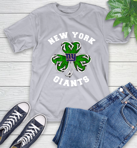 NFL New York Giants Three Leaf Clover St Patrick's Day Football Sports T-Shirt 6