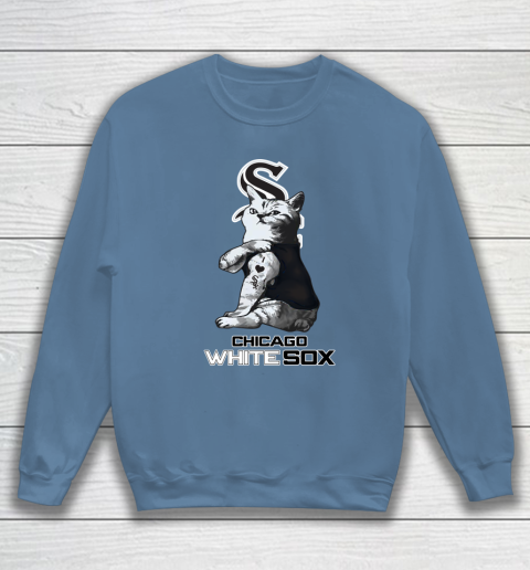 MLB Baseball My Cat Loves Chicago White Sox Sweatshirt 6