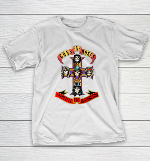 Guns N' Roses Classic Cross Logo T-Shirt Guns N' Roses Classic Cross Logo T-Shirt