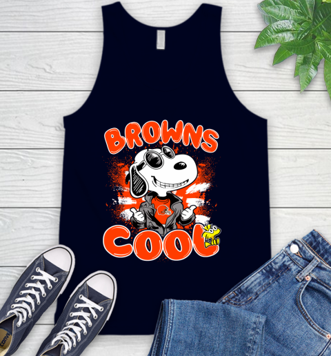 NFL Football Cleveland Browns Cool Snoopy Shirt Tank Top 2