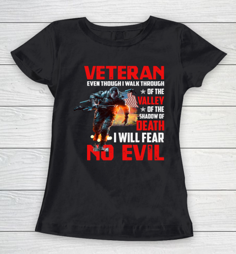 Veteran Shirt  Fear No Evil Women's T-Shirt