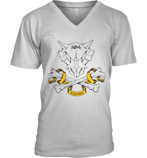 Pokemon 151 S Cubone 151 Adult V Neck T Shirt Cheap T Shirts Store Online Shopping
