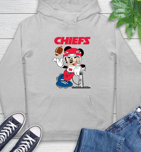 NFL Kansas city chiefs Mickey Mouse Disney Super Bowl Football T Shirt Hoodie 6