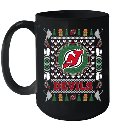 New Jersey Devils Merry Christmas NHL Hockey Loyal Fan Ceramic Mug 15oz