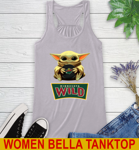 NHL Hockey Minnesota Wild Star Wars Baby Yoda Shirt 41
