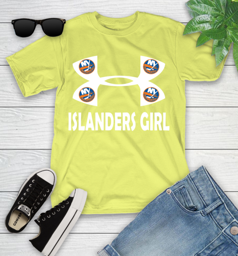 NHL New York Islanders Girl Under Armour Hockey Sports Youth T-Shirt 10