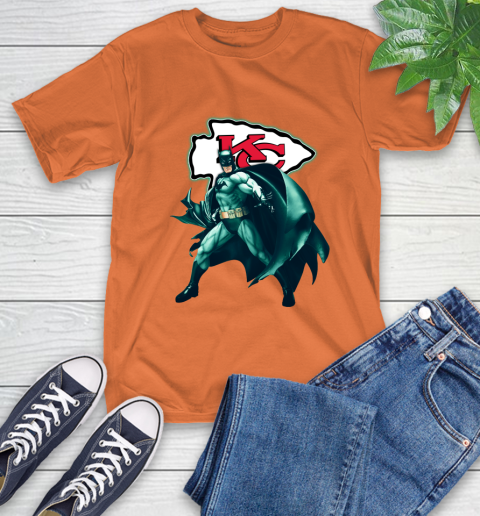 NFL Batman Football Sports Kansas City Chiefs T-Shirt 5