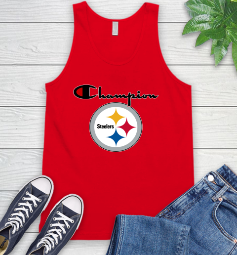 NFL Football Pittsburgh Steelers Champion Shirt Tank Top 4